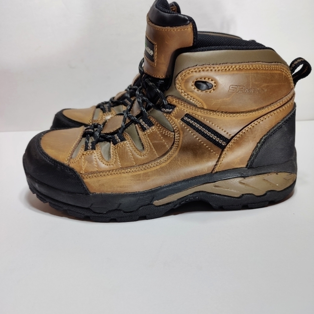 SR Max Winston Men's Brown Comp Toe EH Slip Resistant Work Shoe Size 10.5